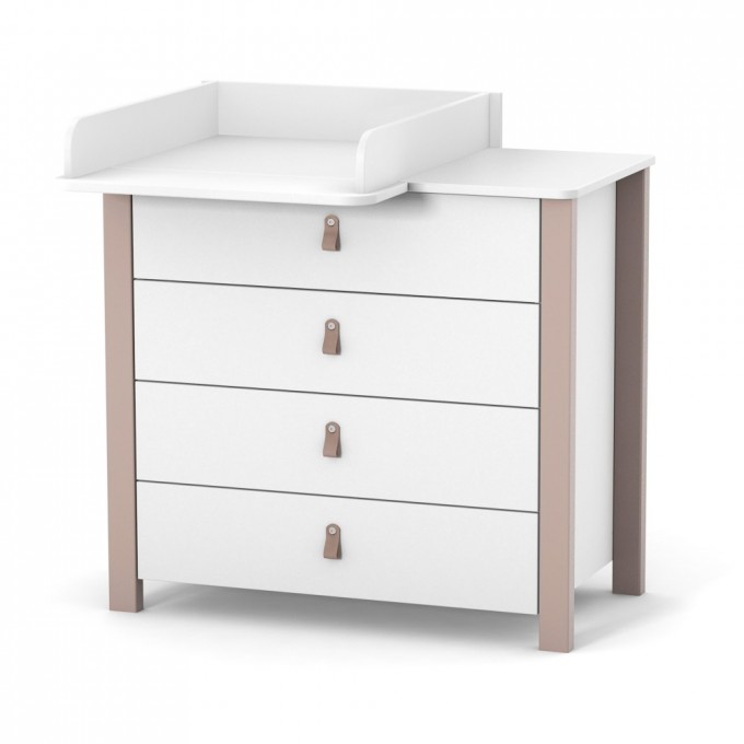 Chest of drawers Veres Monaco 900 (color: cappuccino-white)