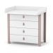 Chest of drawers Veres Monaco 900 (color: cappuccino-white)