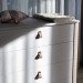 Chest of drawers Veres Monaco 900 (color: cappuccino-white)