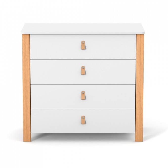 Chest of drawers Veres Monaco 900 (color: white-beech)