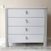 Chest of drawers Veres Monaco 900 (color: white-gray)