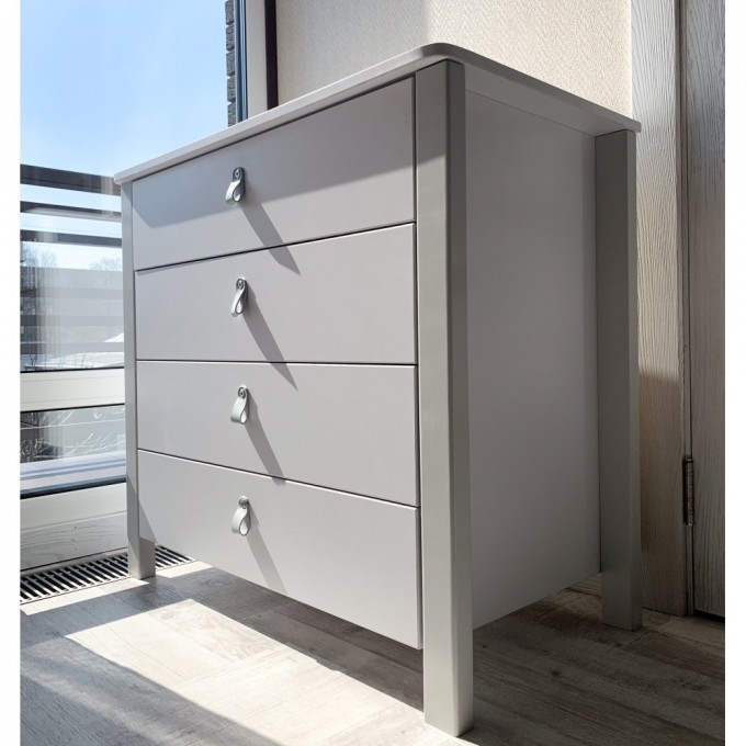 Chest of drawers Veres Monaco 900 (color: white-gray)