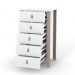 Chest of drawers Veres Monaco 600 (color: cappuccino-white)