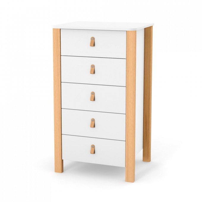 Chest of drawers Veres Monaco 600 (color: white-beech)