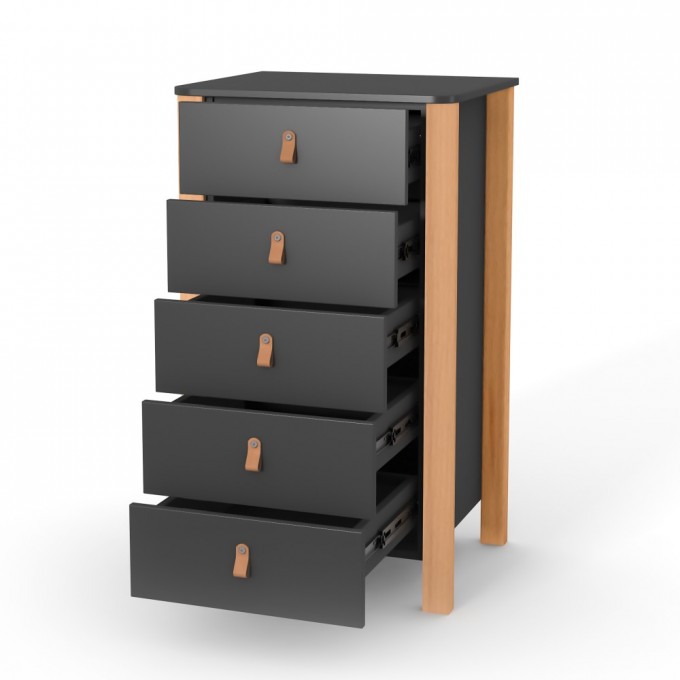 Chest of drawers Veres Monaco 600 (color: anthracite)