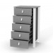 Chest of drawers Veres Monaco 600 (color: graphite)