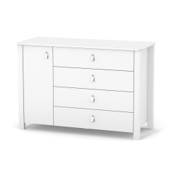 Chest of drawers Veres Monaco 1200 (color: white)