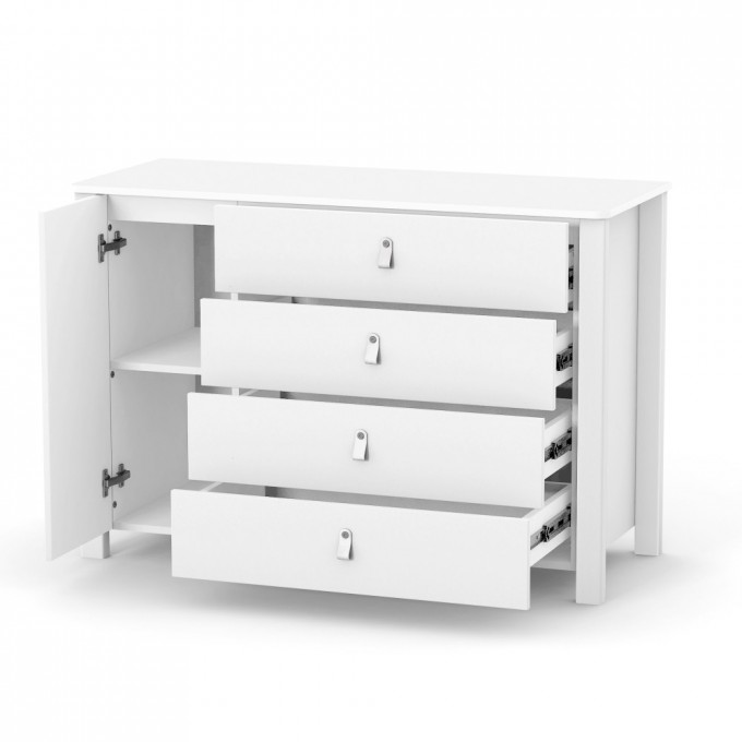 Chest of drawers Veres Monaco 1200 (color: white)