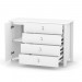 Chest of drawers Veres Monaco 1200 (color: white)