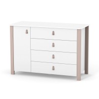 Chest of drawers Veres Monaco 1200 (color: cappuccino-white)