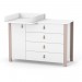 Chest of drawers Veres Monaco 1200 (color: cappuccino-white)