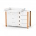 Chest of drawers Veres Monaco 1200 (color: white-beech)