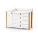 Chest of drawers Veres Monaco 1200 (color: white-beech)