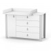 Chest of drawers Veres Monaco 1200 (color: white-gray)