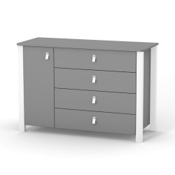 Chest of drawers Veres Monaco 1200 (color: graphite)