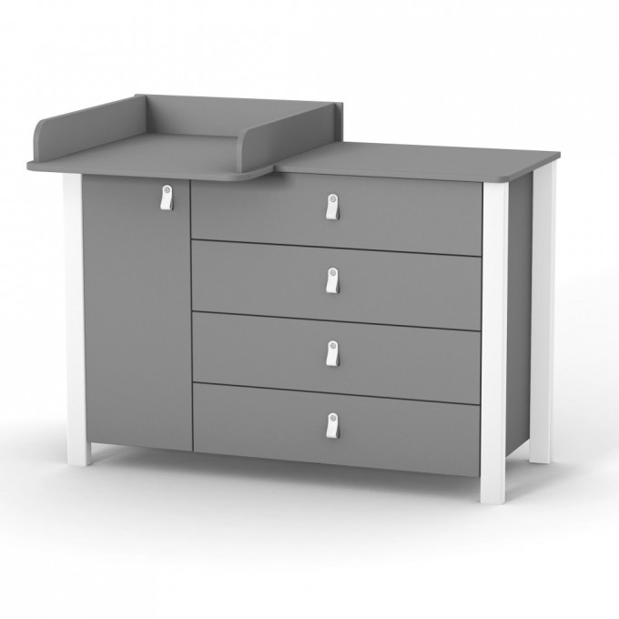 Chest of drawers Veres Monaco 1200 (color: graphite)