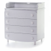 Changing table dresser Veres 900 Bear (color: white)