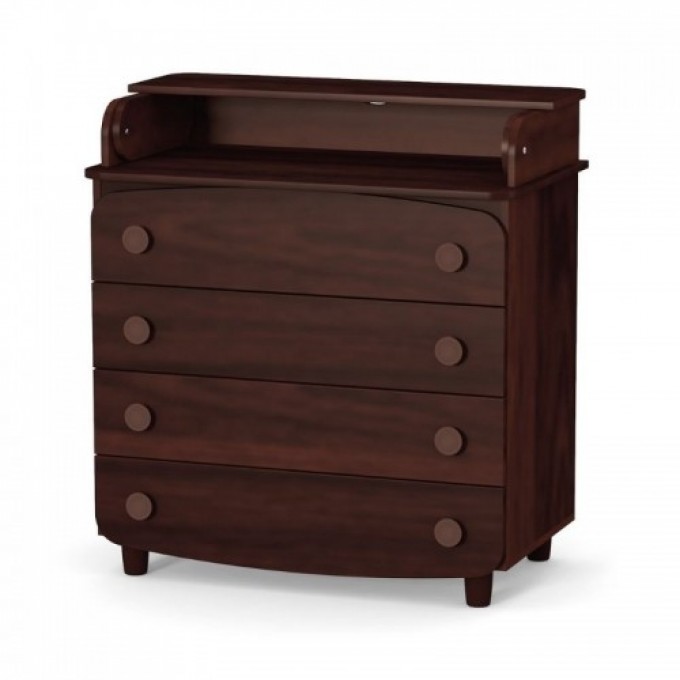 Chest of drawers Veres 900 smooth facade (color: walnut)