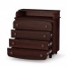 Chest of drawers Veres 900 smooth facade (color: walnut)