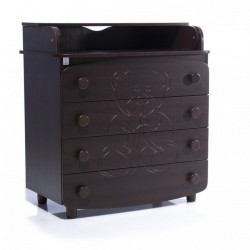 Changing table dresser Veres 900 Bear (color: walnut)