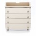 Changing table dresser Veres 900 Bear (color: stone white)