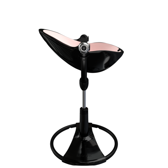 Bloom стульчик для кормления Fresco Noir (без вкладиша)+Bloom набор вкладышей Fresco rosewater