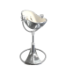 Стільчик для годування Bloom Fresco Silver вкладка coconut white
