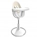 Bloom стульчик для кормления Fresco White (без вкладиша)+Bloom набор вкладышей Fresco coconut white