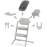 Cybex Lemo 4 в 1 suede grey стульчик для кормления