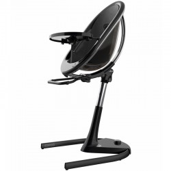 Mima Moon black liner black feeding chair