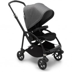 Bugaboo Bee 6 Black візок для прогулянок black grey melange