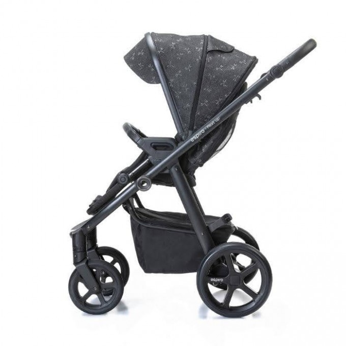 Espiro Next Up Limited Heartleaves 908 pink stroller 2 in 1