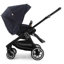 Stroller Emmaljunga NXT60 Black FLAT Outdoor Navy Eco