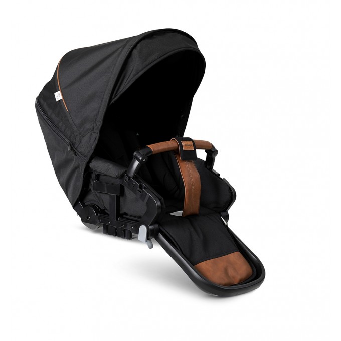 Stroller Emmaljunga NXT90 Black Outdoor Air FLAT Outdoor Black Eco