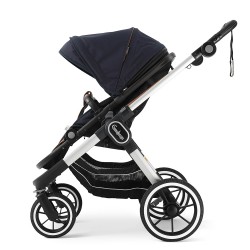 Stroller Emmaljunga NXT90 Silver Outdoor Navy