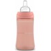 Bottle, round nipple 3-position, "Basics" pink, 270 ml Suavinex