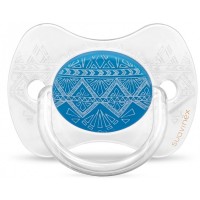 Suavinex Couture physiological pacifier, 0-4 months, blue