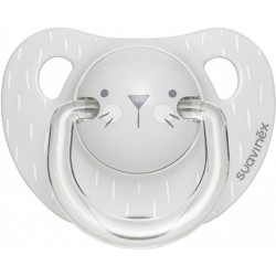 Anatomical pacifier, 6-18 months, Suavinex Hygge gray