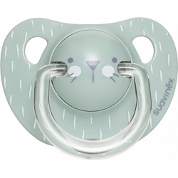 Anatomical pacifier, 6-18 months, Suavinex Hygge turquoise