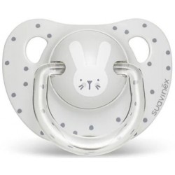 Anatomical pacifier, +18 months, Suavinex Hygge gray bunny