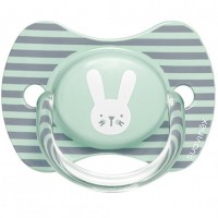 Suavinex Hygge physiological pacifier, 6-18 m., turquoise bunny