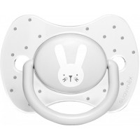 Suavinex Hygge physiological pacifier, +18 m., gray bunny