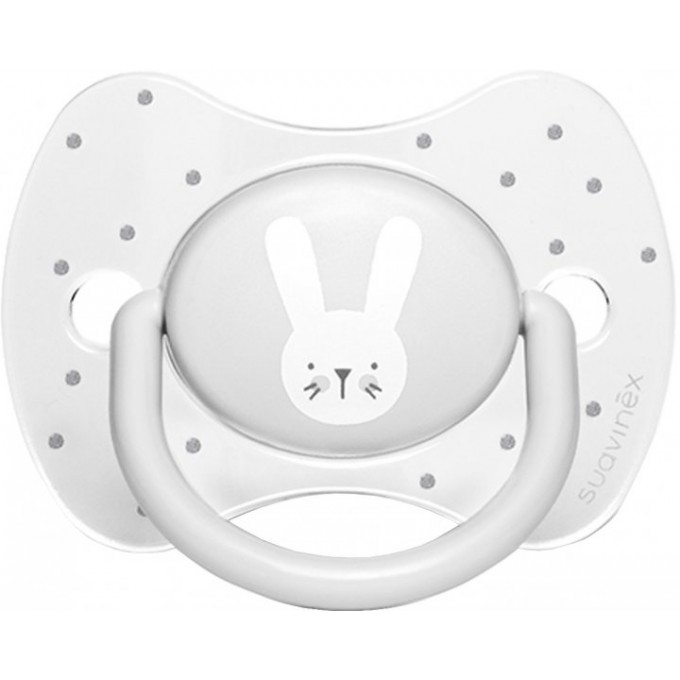 Physiological pacifier, +18 months, Suavinex Hygge gray bunny