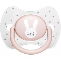 Suavinex Hygge physiological pacifier, 0-6 m., pink bunny