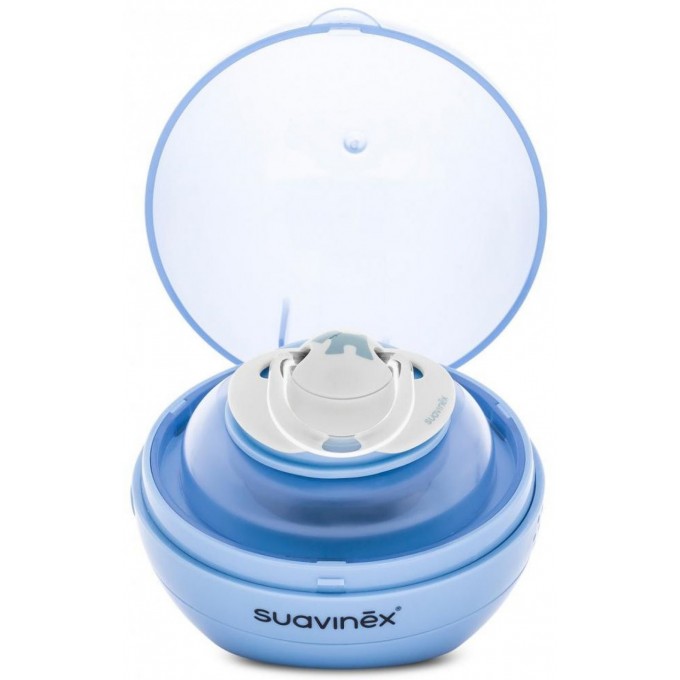 Стерелизатор портативный Suavinex для пустышек синий