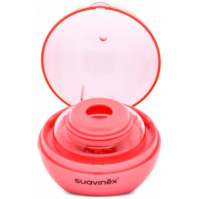 Стерелізатор портативний Suavinex для пустушок рожевий