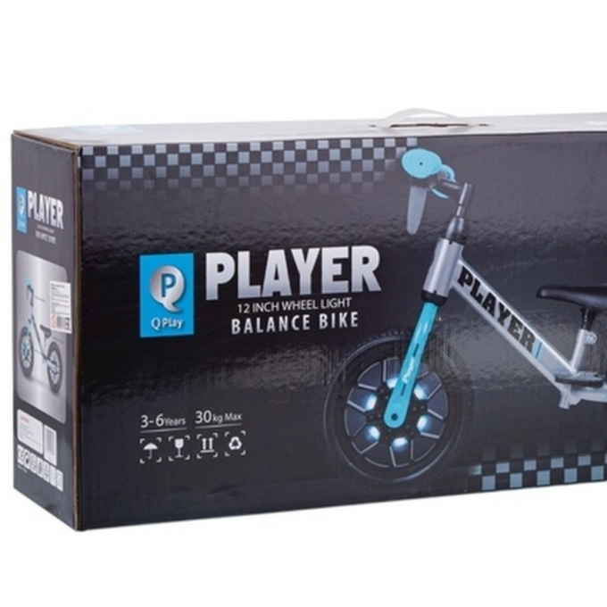 Qplay Player balance bike blue