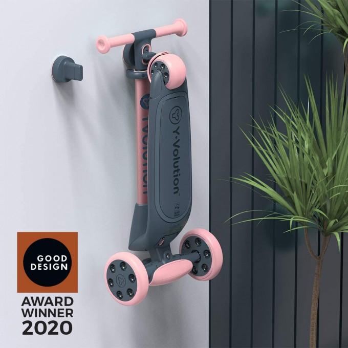 Yvolution Yglider Nua scooter pink