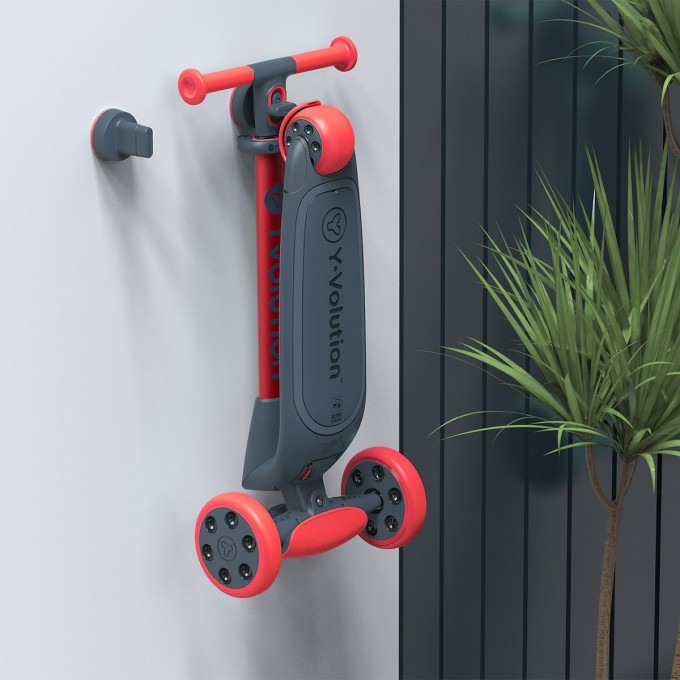 Yvolution Yglider Nua scooter red