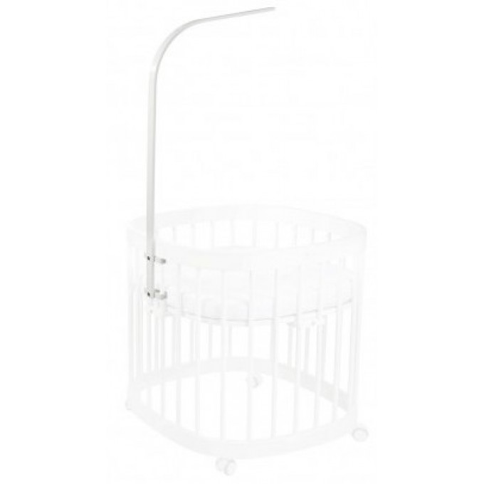 Canopy and mobile holder for a cot Tweeto white
